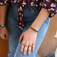 Natural Pyrite Stone & Money Magnet Bracelet 2pc Combo Set