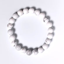 Natural Howlite Stone Beads Bracelet