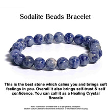 Natural Sodalite Beads Bracelet